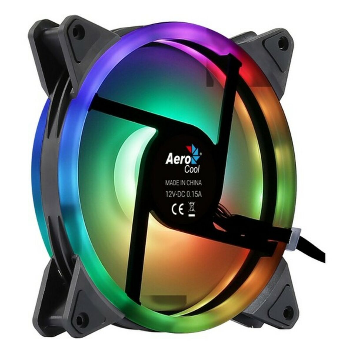 CPU Fan Aerocool DUO14 1000 rpm ( 14 cm) RGB