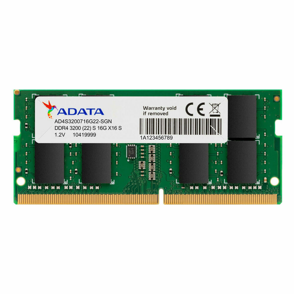 RAM Memory Adata AD4S32008G22-SGN 8 GB DDR4 3200 MHz RAM Memory Adata AD4S32008G22-SGN 8 GB DDR4 3200 MHz