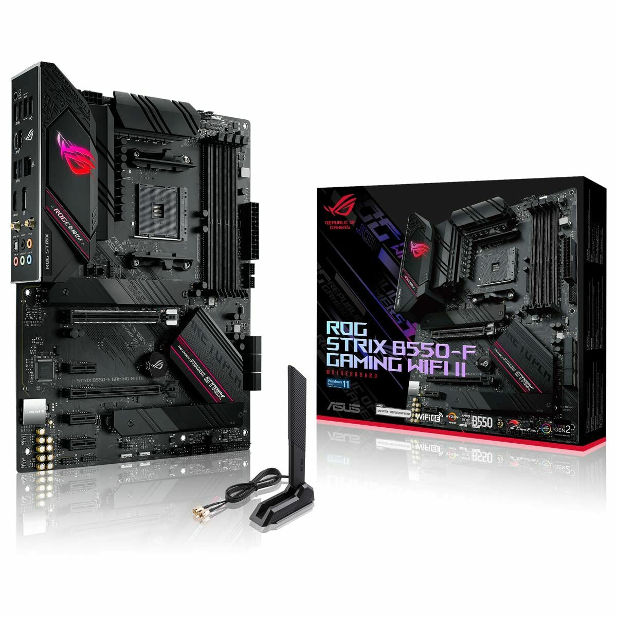 Motherboard Asus ROG STRIX B550-F GAMING WIFI II AMD B550 AMD AMD AM4 Motherboard Asus ROG STRIX B550-F GAMING WIFI II AMD B550 AMD AMD AM4