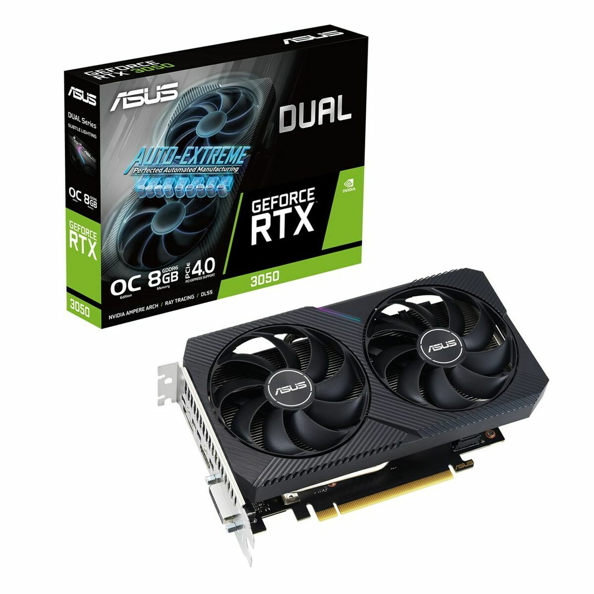 Graphics card Asus Nvidia GeForce RTX 3050 8 GB GDDR6 Graphics card Asus Nvidia GeForce RTX 3050 8 GB GDDR6