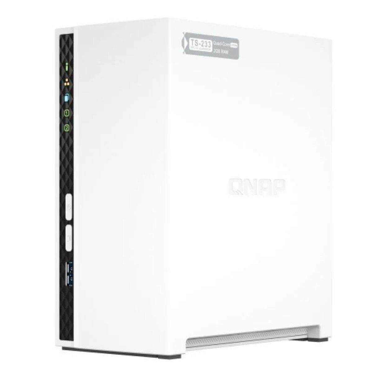 NAS Network Storage Qnap TS-233 White Black NAS Network Storage Qnap TS-233 White Black
