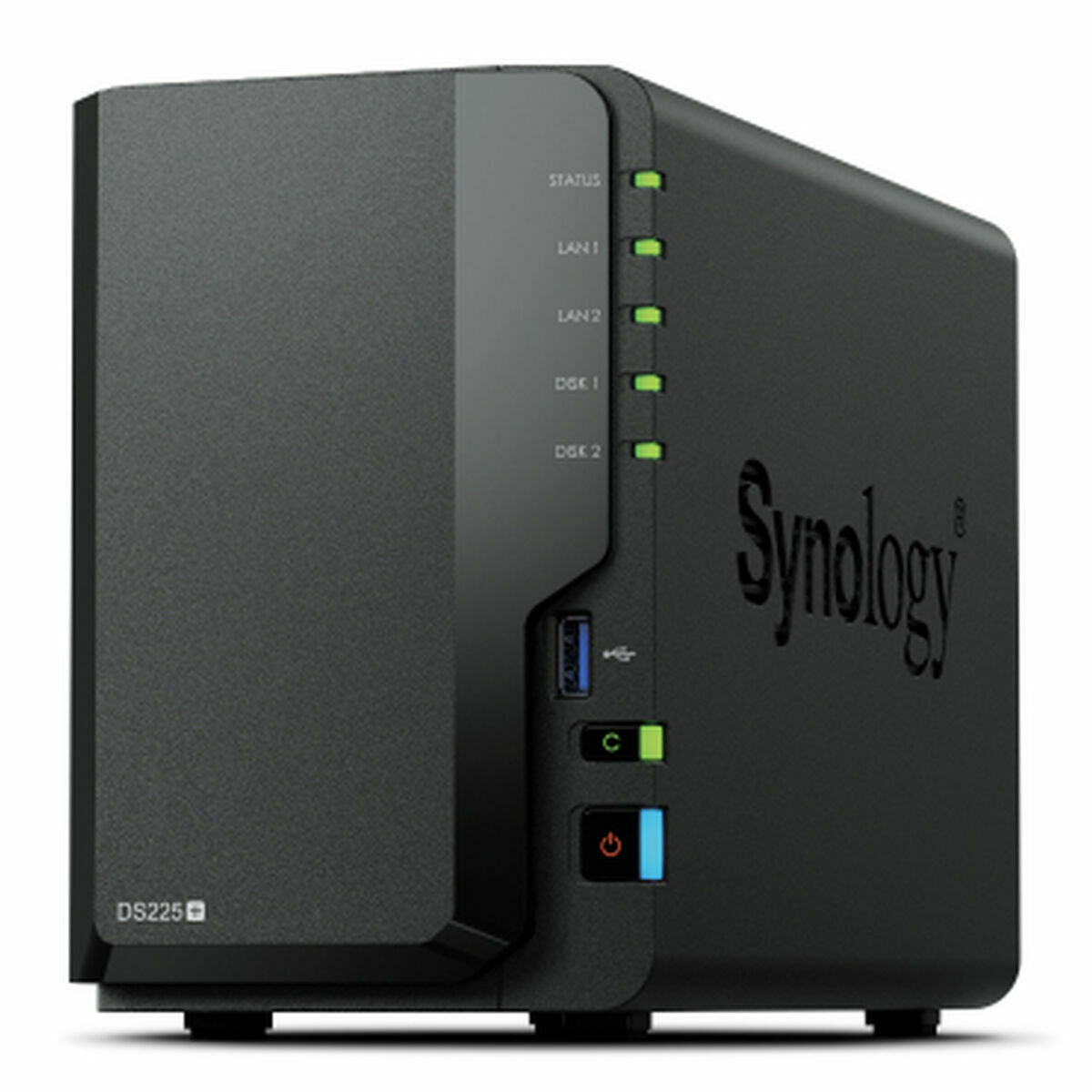 NAS Network Storage Synology DS225+ Black Intel Celeron J4125
