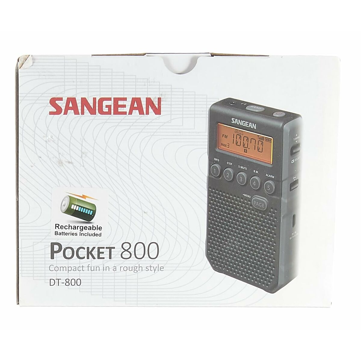 Portable Digital Radio Sangean DT-800 Black AM/FM