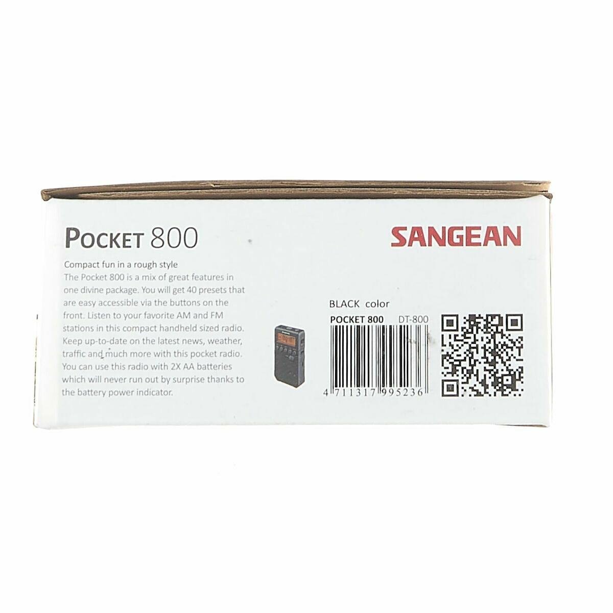 Portable Digital Radio Sangean DT-800 Black AM/FM