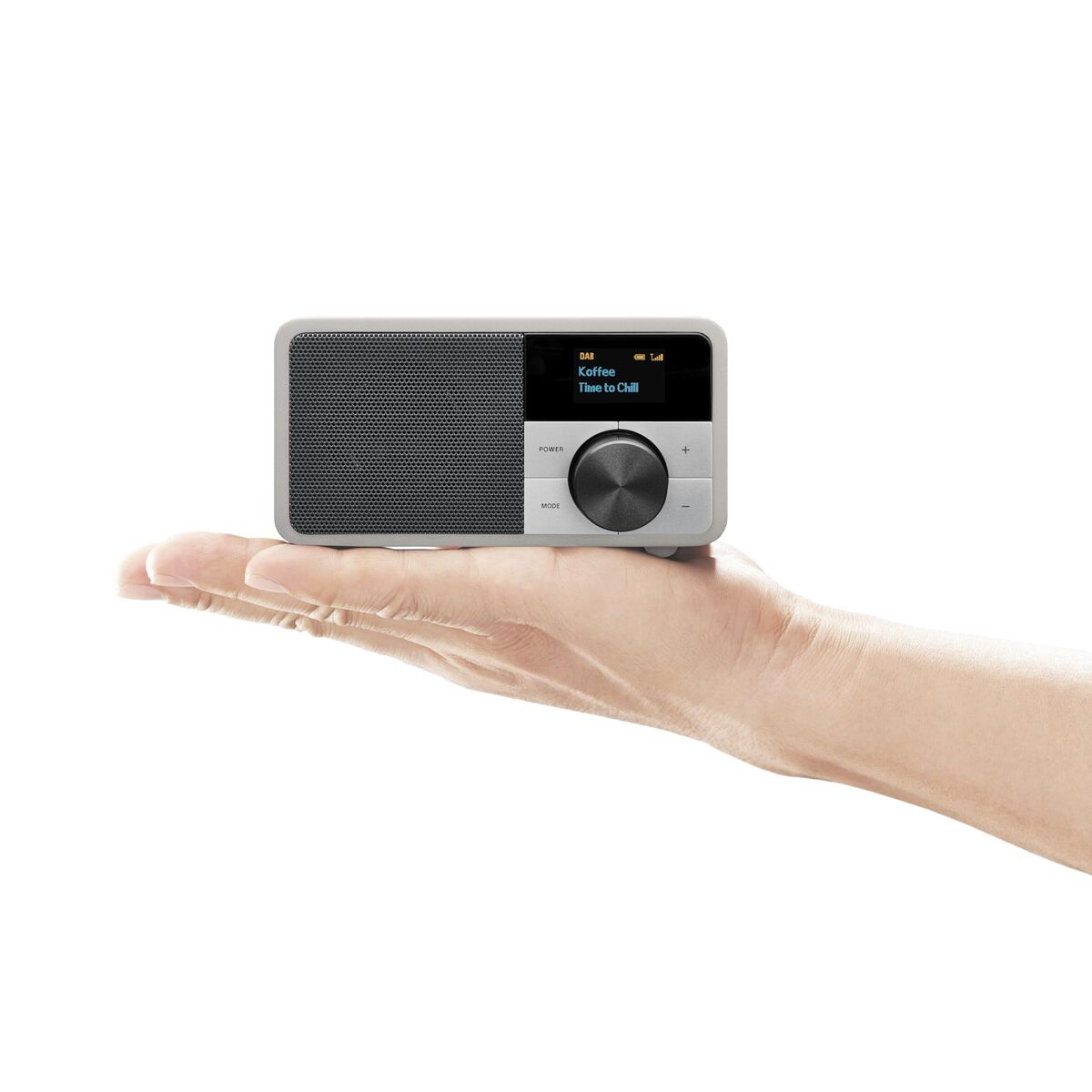 Transistor Radio Sangean DDR7 MINI Silver FM Retro