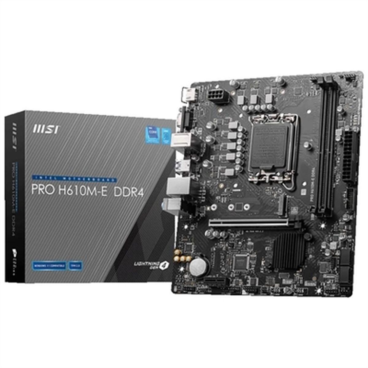 Motherboard MSI PRO H610M-E DDR4 LGA 1700 H610 INTEL H610 DDR4 mATX Motherboard MSI PRO H610M-E DDR4 LGA 1700 H610 INTEL H610 DDR4 mATX