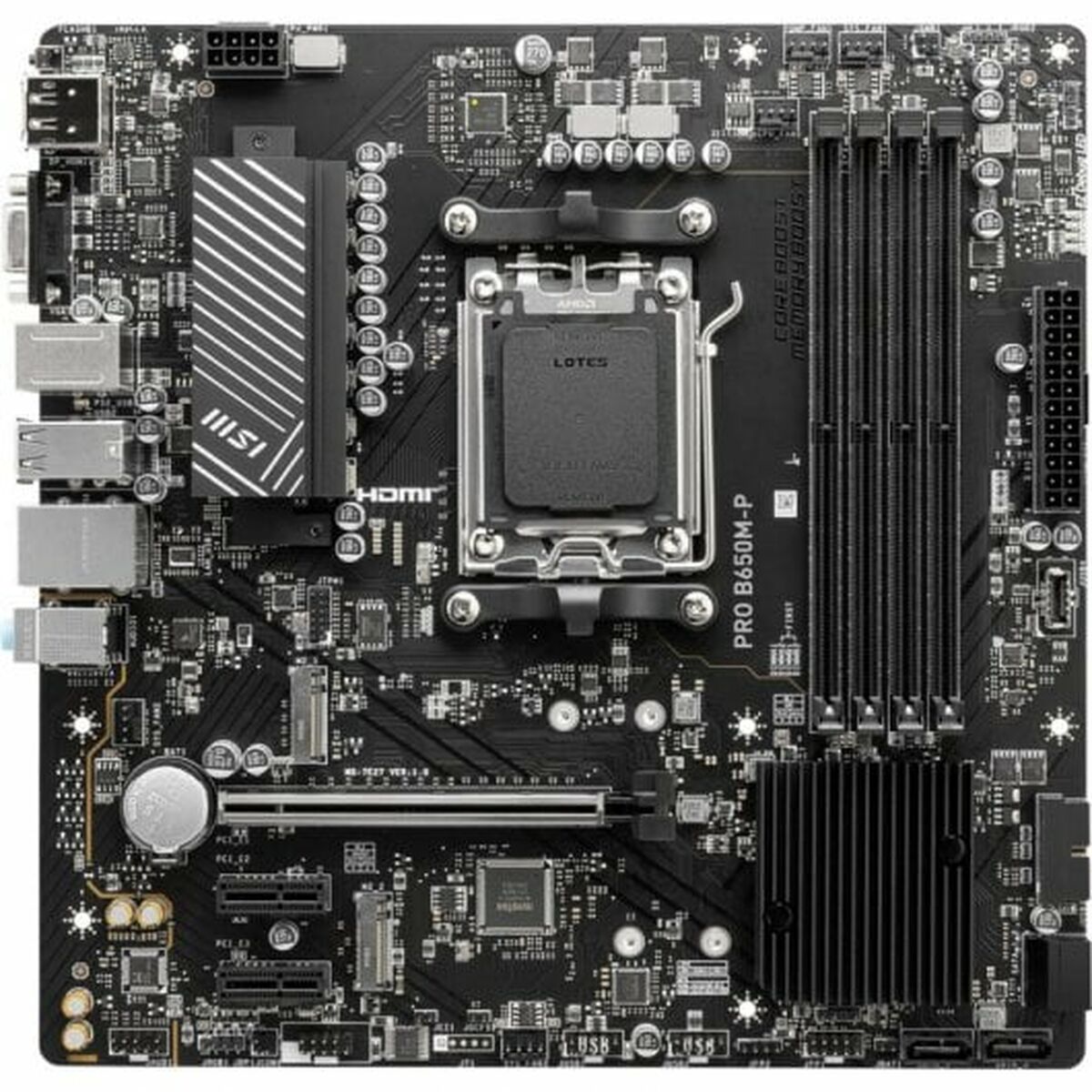 Motherboard MSI PRO B650M-P AMD AM5 AMD AMD B650