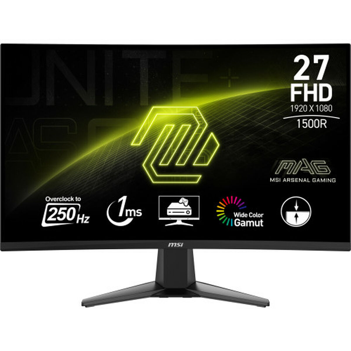 Gaming Monitor MSI MAG 27C6X Full HD 27″ Gaming Monitor MSI MAG 27C6X Full HD 27″