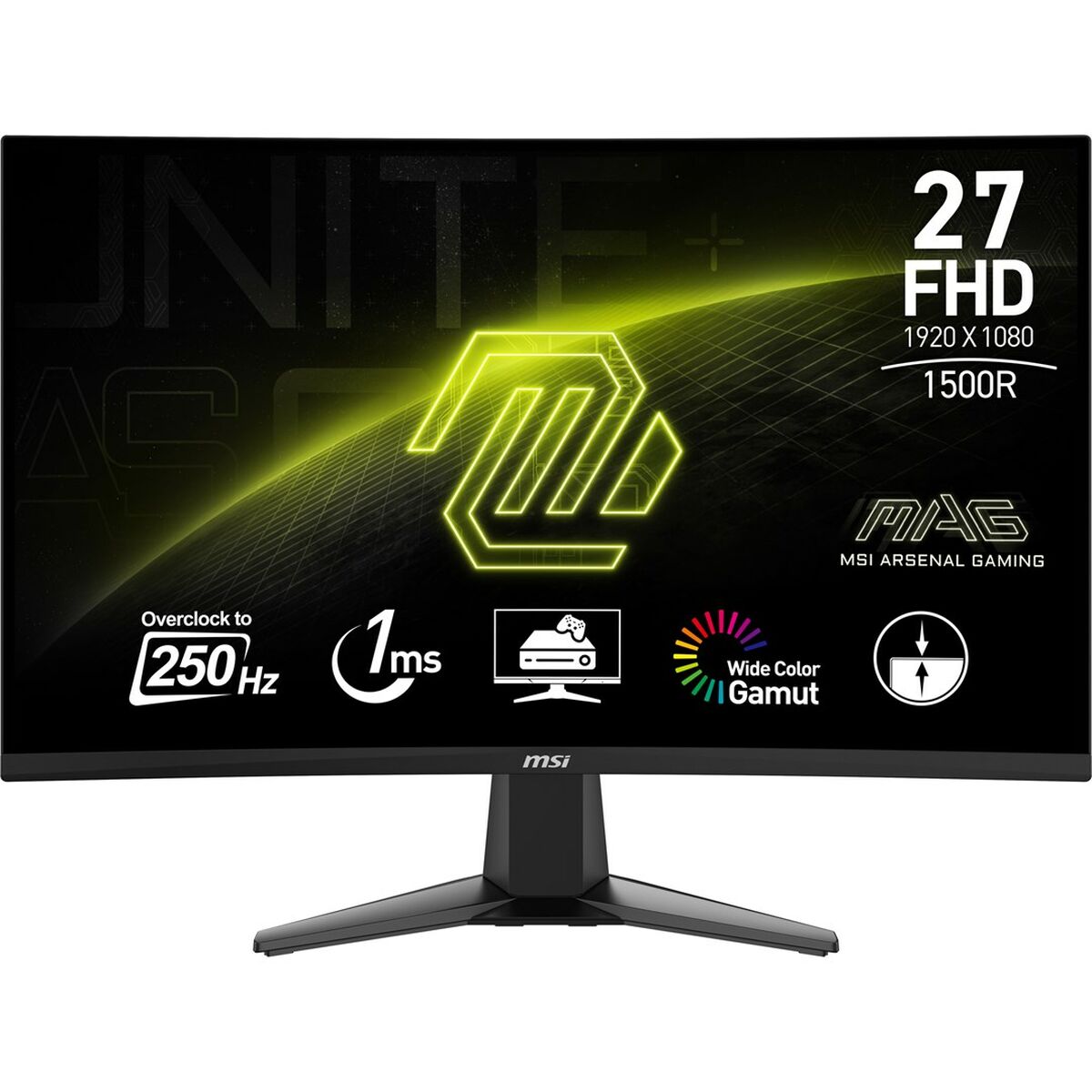 Gaming Monitor MSI MAG 27C6X Full HD 27″