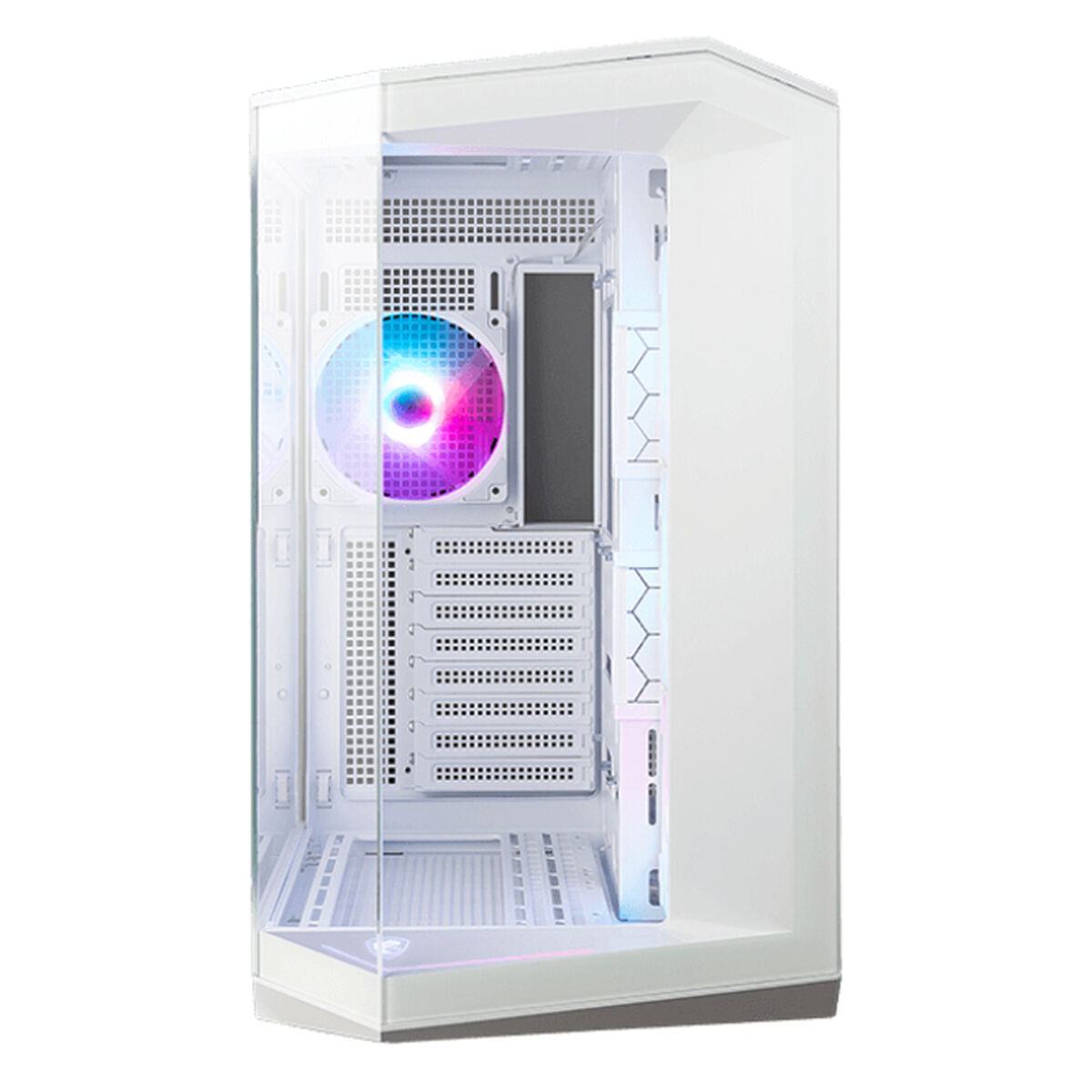 ATX Semi-tower Box MSI MAG PANO 100R PZ WHITE White Metal ATX Semi-tower Box MSI MAG PANO 100R PZ WHITE White Metal