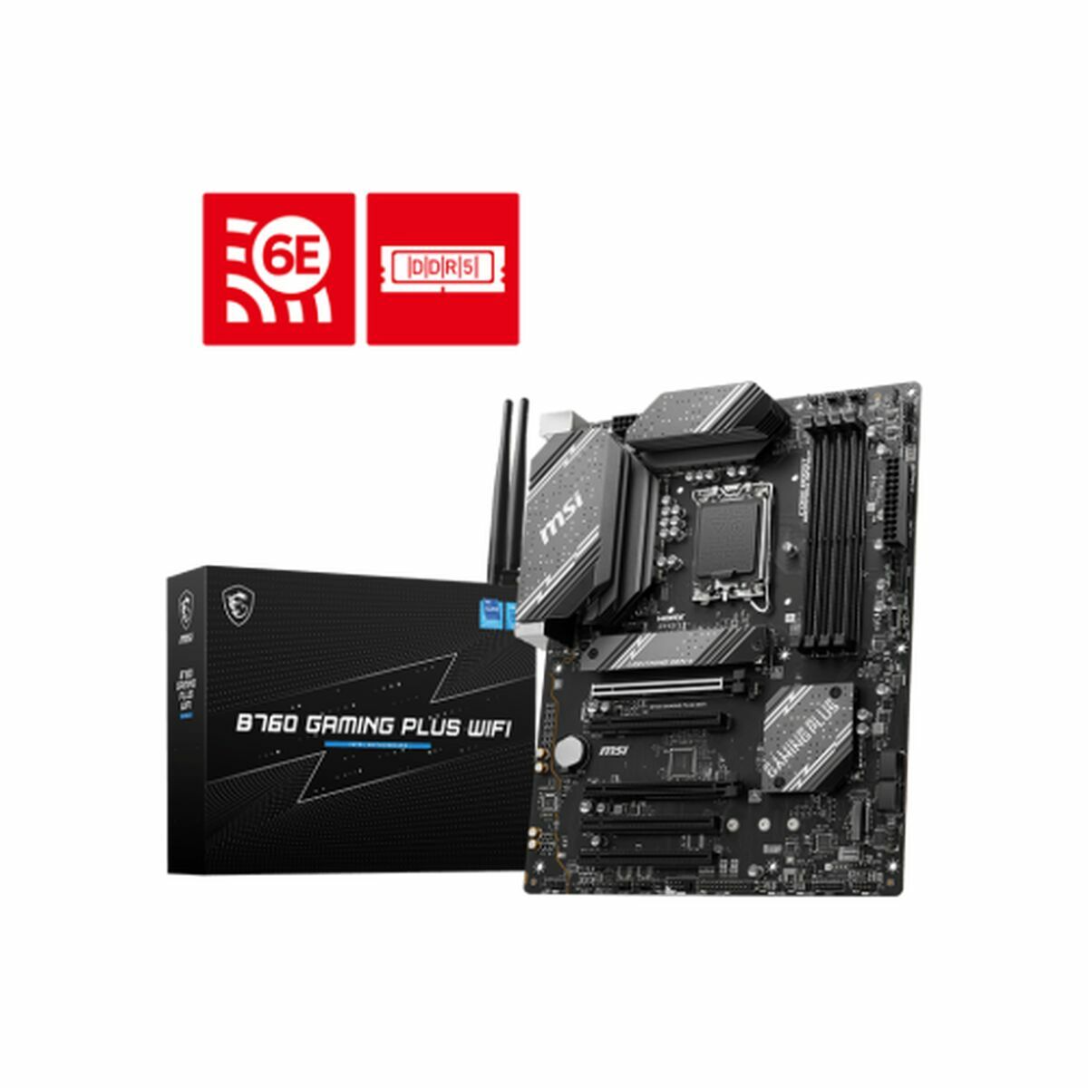 Motherboard MSI PRO B760 GAMING PLUS WI-FI Intel B760 LGA 1700 Motherboard MSI PRO B760 GAMING PLUS WI-FI Intel B760 LGA 1700