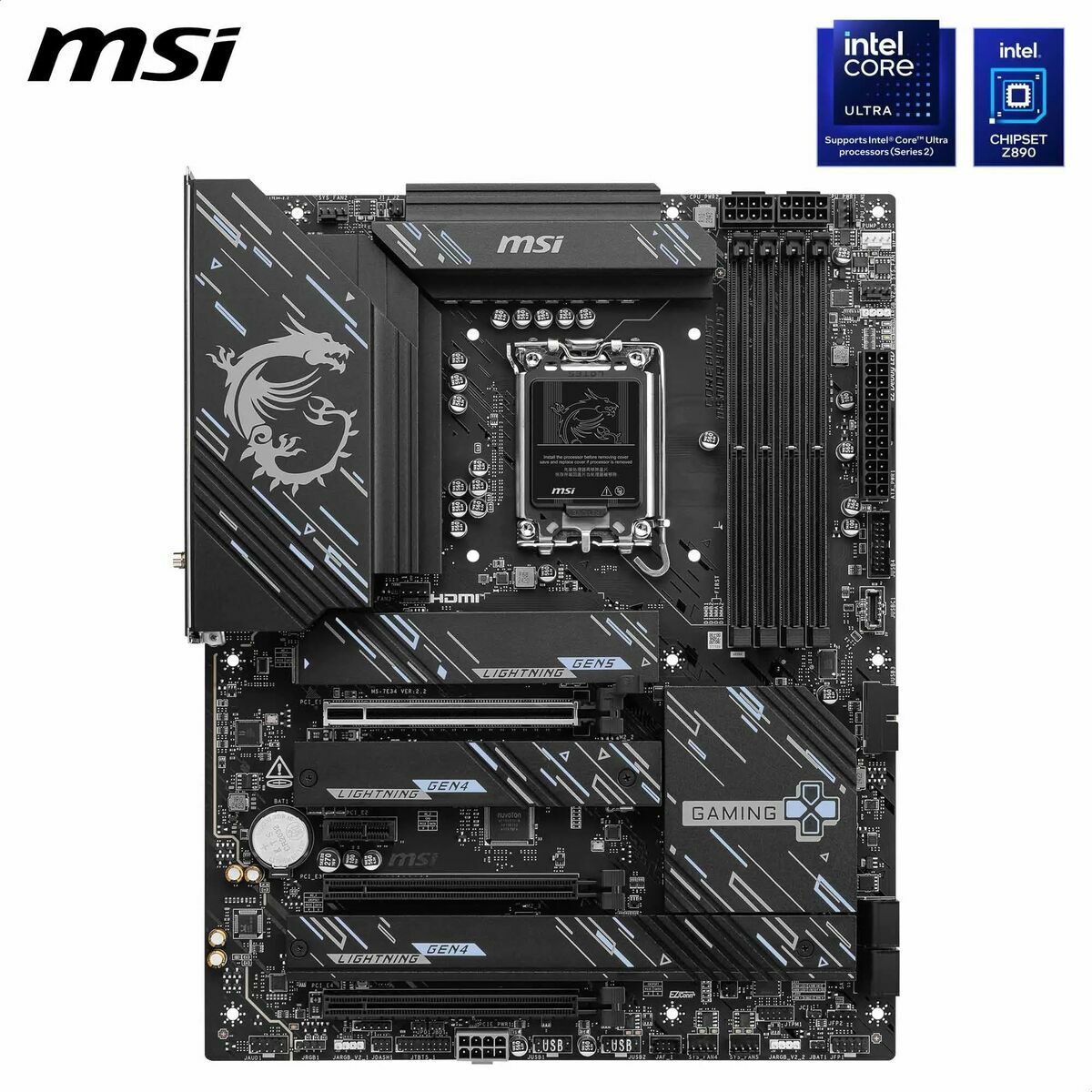 Motherboard MSI Z890 GAMING PLUS WIFI Intel Z890 LGA 1851