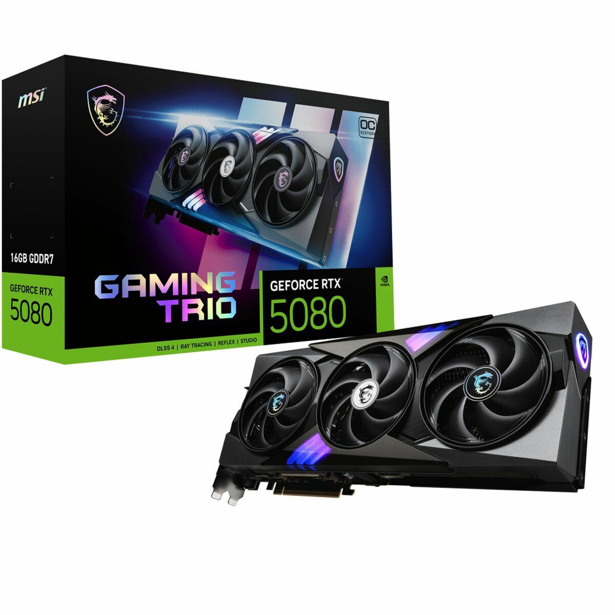 Graphics card MSI GEFORCE RTX 5080 16 GB GDDR6X
