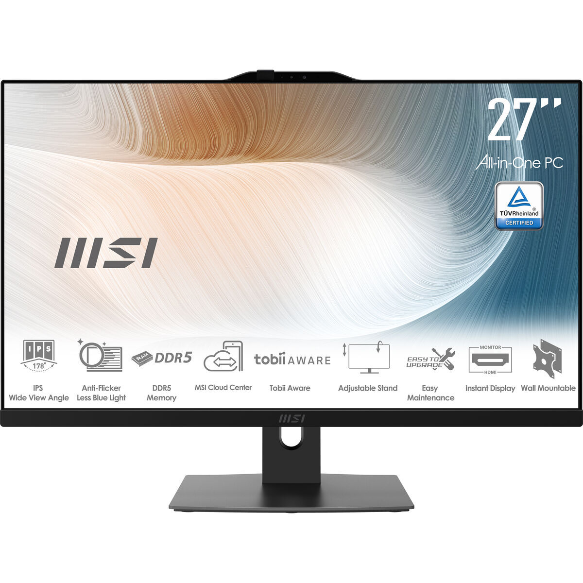 All in One MSI 00-AF8231-1233 27″ Intel Core Ultra 7 150U 16 GB RAM 500 GB 500 GB SSD