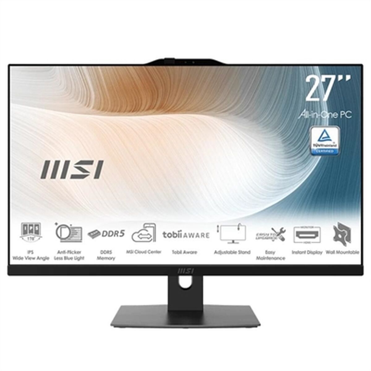 All in One MSI 00-AF8231-1233 27″ Intel Core Ultra 7 150U 16 GB RAM 500 GB 500 GB SSD