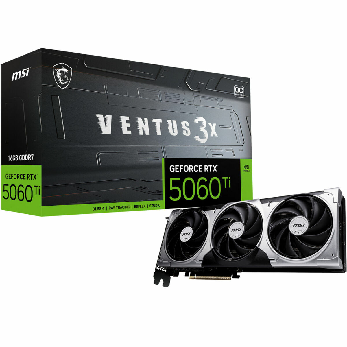 Graphics card MSI geforce rtx 5060 ti 16 GB GDDR7