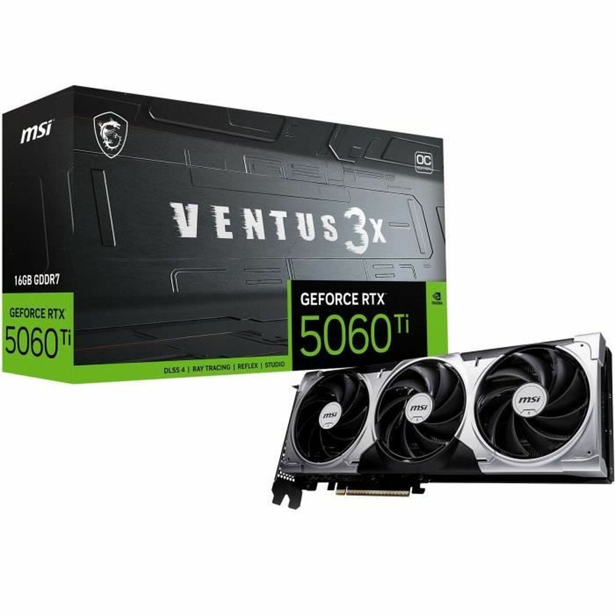 Graphics card MSI geforce rtx 5060 ti 16 GB GDDR7