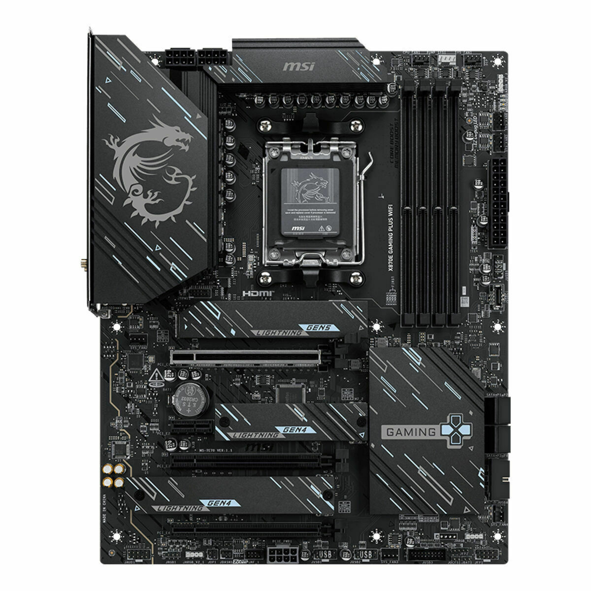 Motherboard MSI X870E GAMING PLUS WIFI AMD X870E AMD AM5