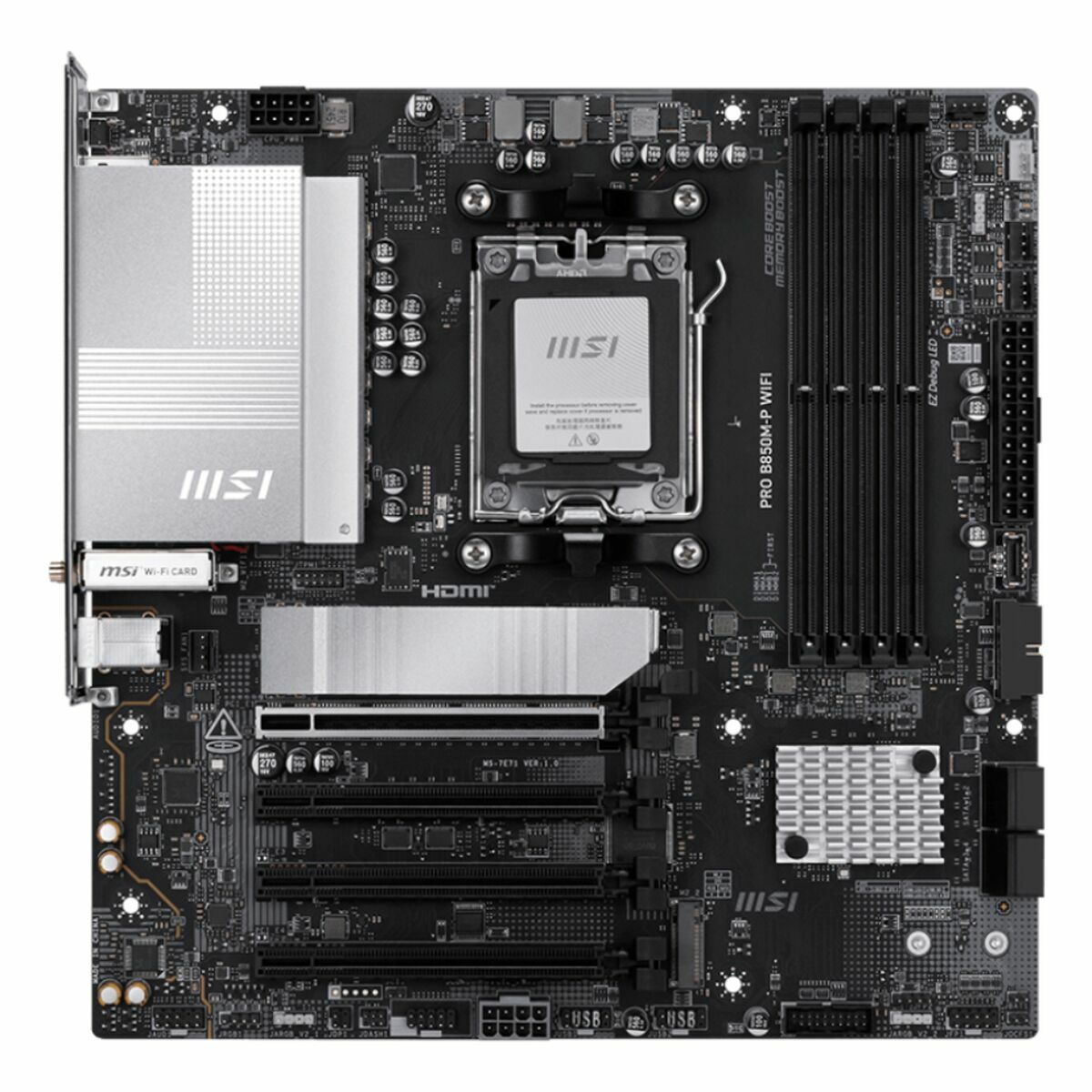 Motherboard MSI 911-7E71-001 AMD B850 AMD AM5