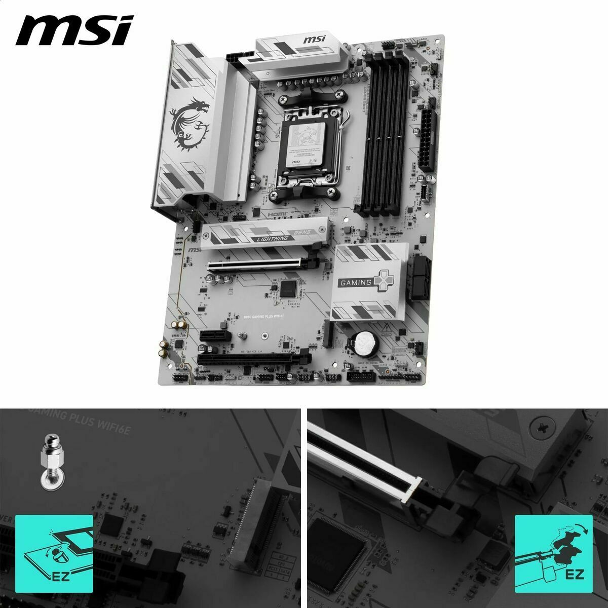 Motherboard MSI 911-7E80-001 AMD B850 AMD AM5