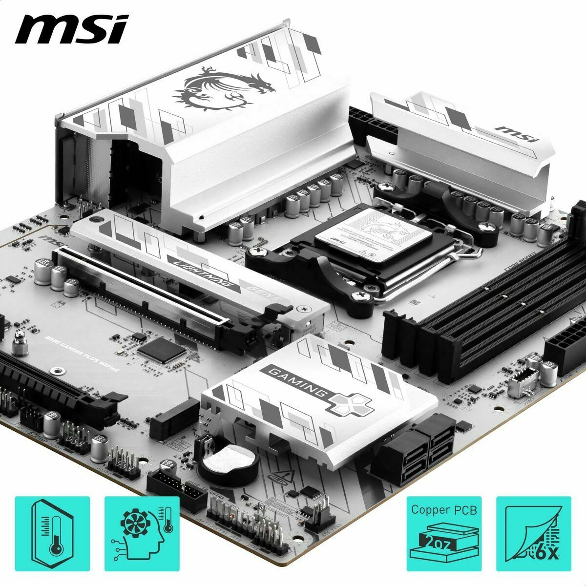 Motherboard MSI 911-7E80-001 AMD B850 AMD AM5
