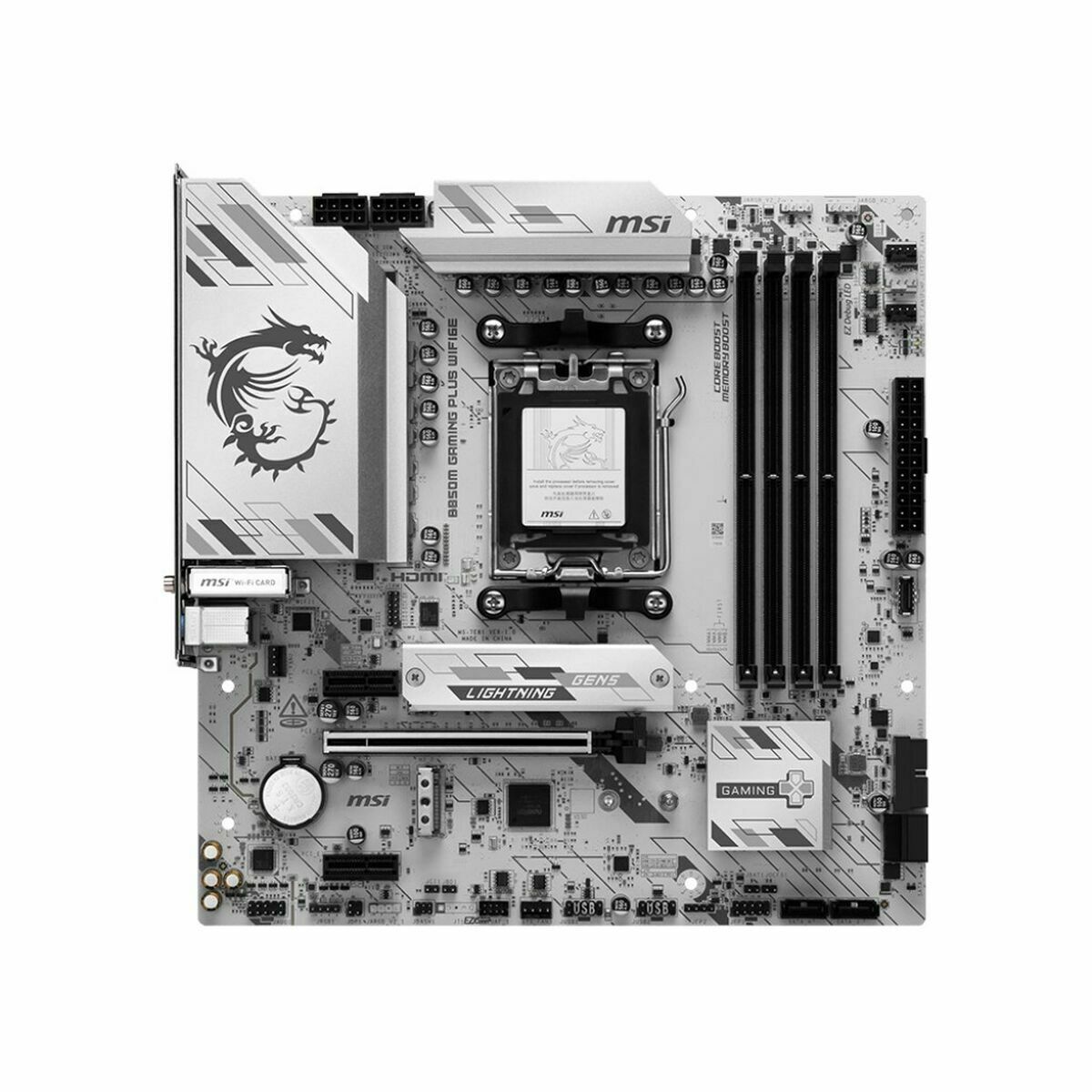 Motherboard MSI B850M GAMING PLUS WIFI6E AMD AM5 AMD