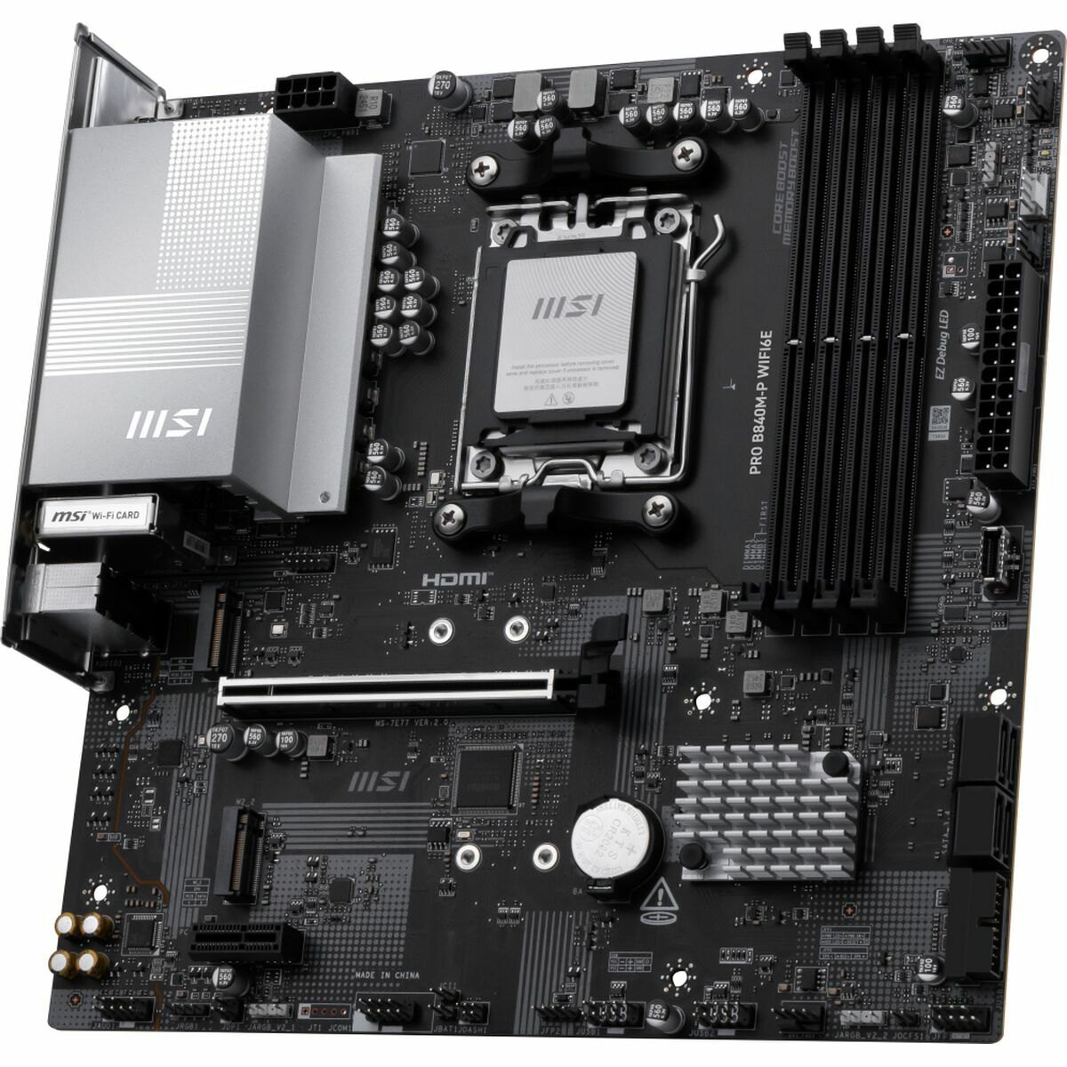 Motherboard MSI PRO B840M-P WIFI6E AMD AM5 AMD