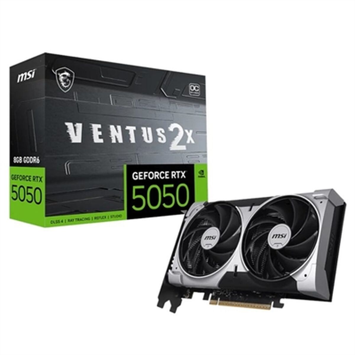 Graphics card MSI VENTUS 2X OC 8 GB GDDR6