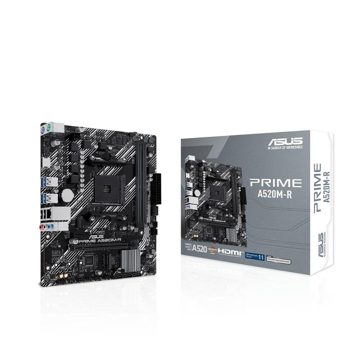 Motherboard Asus 90MB1H60-M0EAY0 AMD AM4 AMD A520 AMD Motherboard Asus 90MB1H60-M0EAY0 AMD AM4 AMD A520 AMD