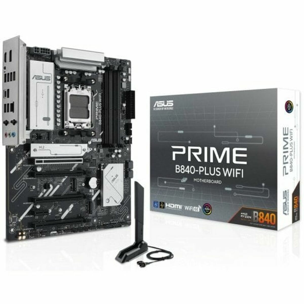 Motherboard Asus PRIME B840-PLUS WIFI ATX AM5 Grey Motherboard Asus PRIME B840-PLUS WIFI ATX AM5 Grey