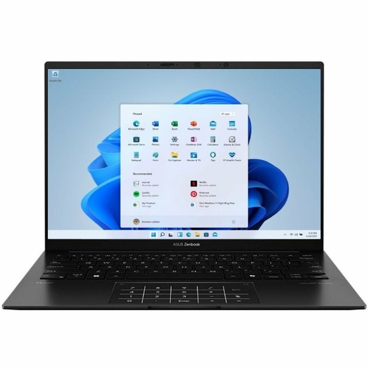 Laptop Asus ZenBook 14 OLED UM3406KA-QD074W 17″ 16 GB RAM 512 GB SSD Spanish Qwerty Laptop Asus ZenBook 14 OLED UM3406KA-QD074W 17″ 16 GB RAM 512 GB SSD Spanish Qwerty