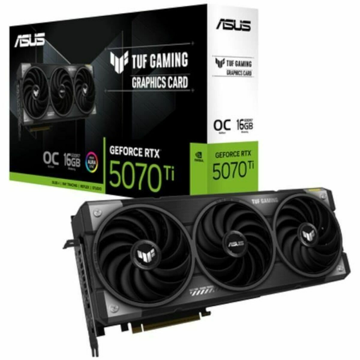 Graphics card Asus nvidia geforce rtx 5070 ti 16 GB GDDR6 GDDR6X Graphics card Asus nvidia geforce rtx 5070 ti 16 GB GDDR6 GDDR6X
