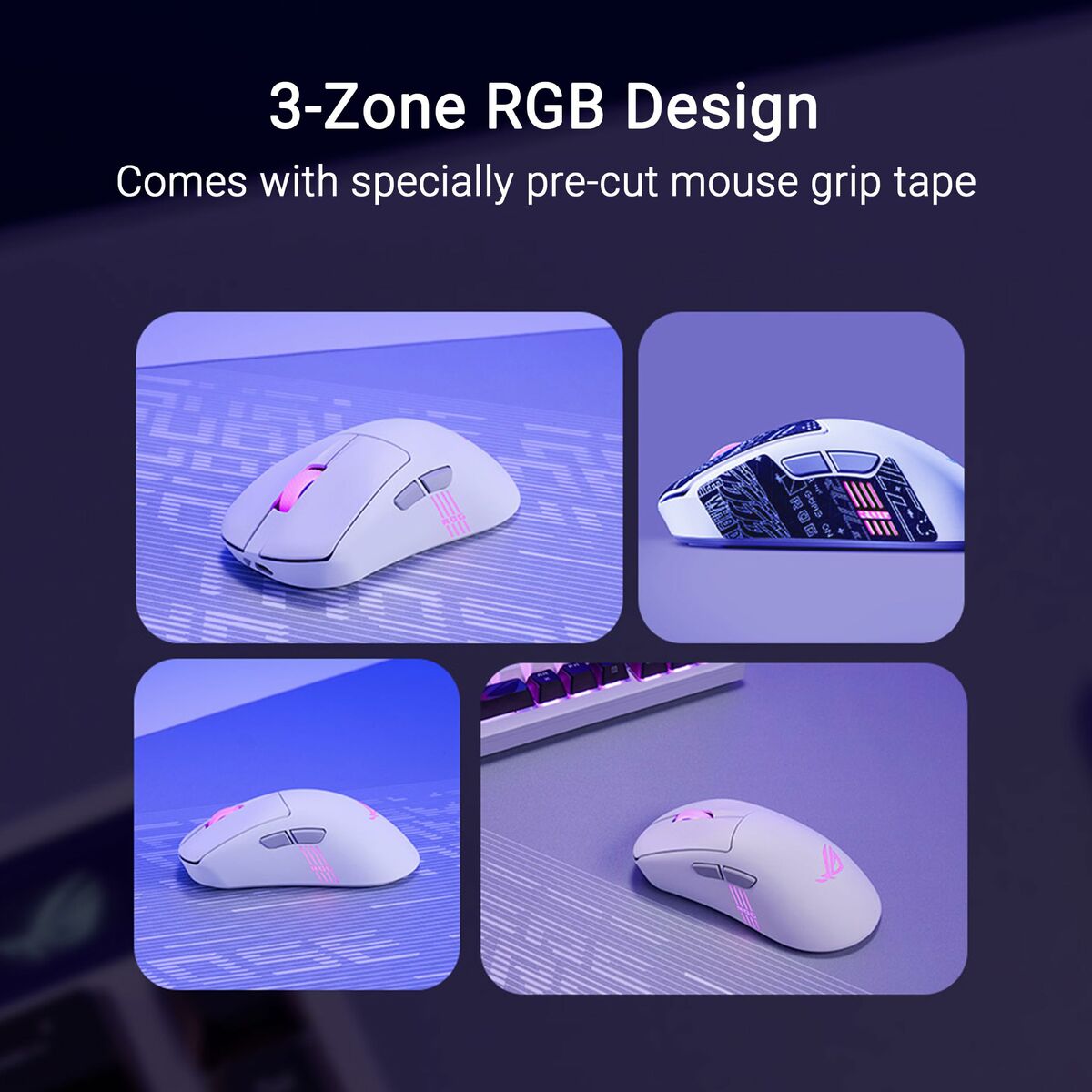 Mouse Asus 90MP04A0-BMUA10 White