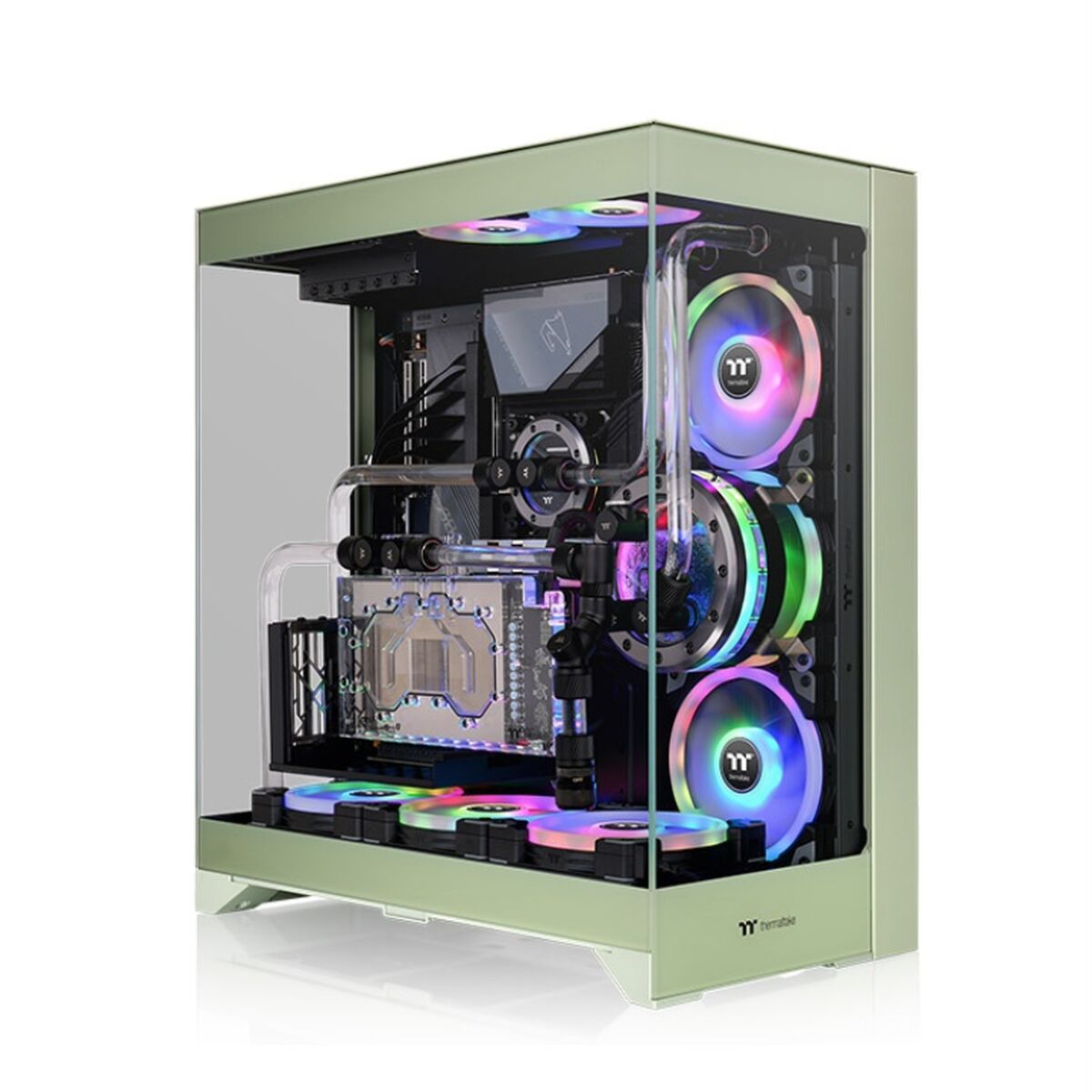 ATX Semi-tower Box THERMALTAKE CTE E550 TG Green