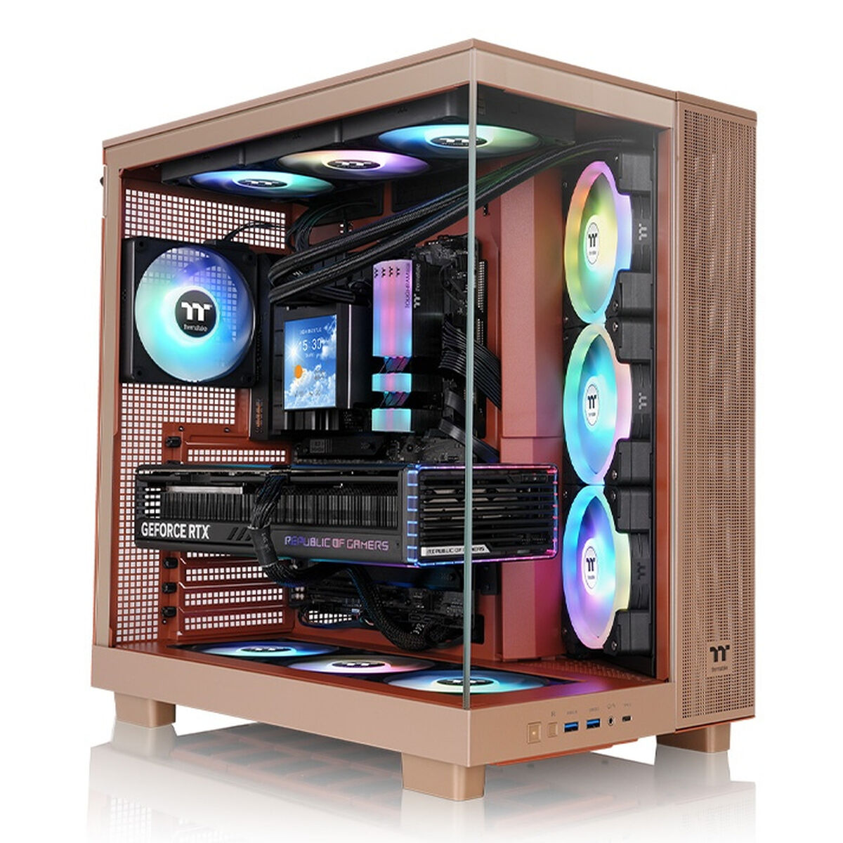 ATX Semi-tower Box THERMALTAKE View 380 XL TG ARGB Midi Tower Arena