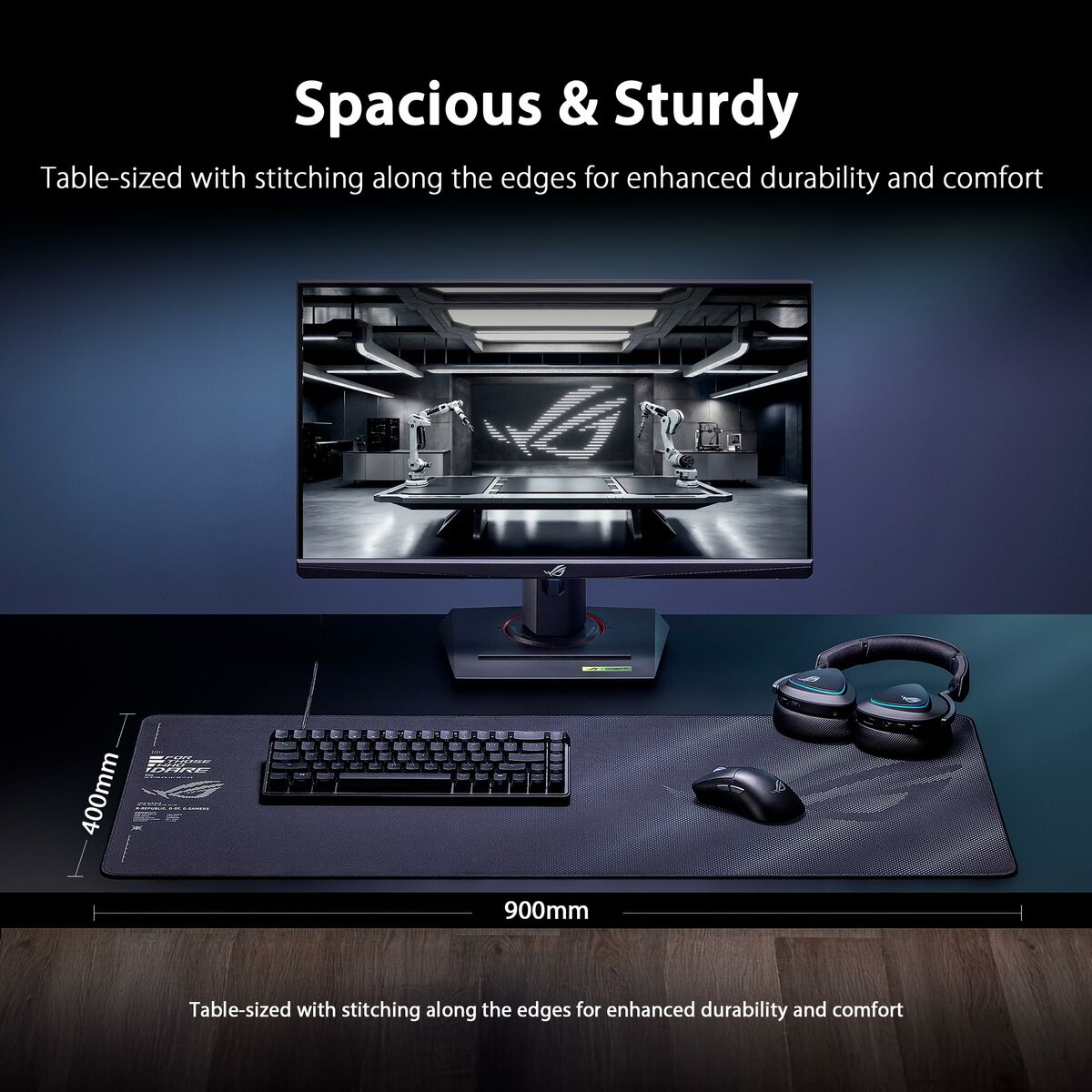 Mouse Mat Asus 90MP04B0-BPUA00 Black