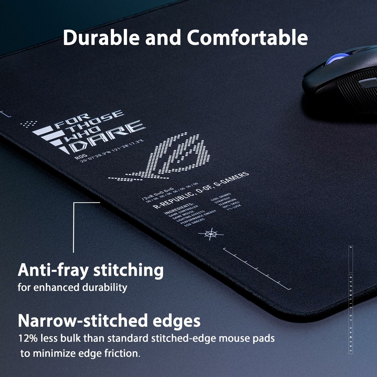 Mouse Mat Asus 90MP04B0-BPUA00 Black