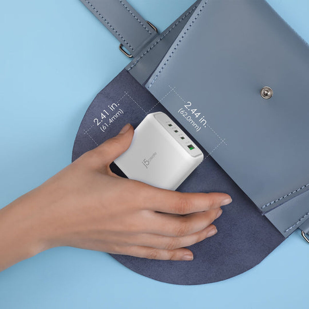 Wall Charger j5create JUP4370EF-N White