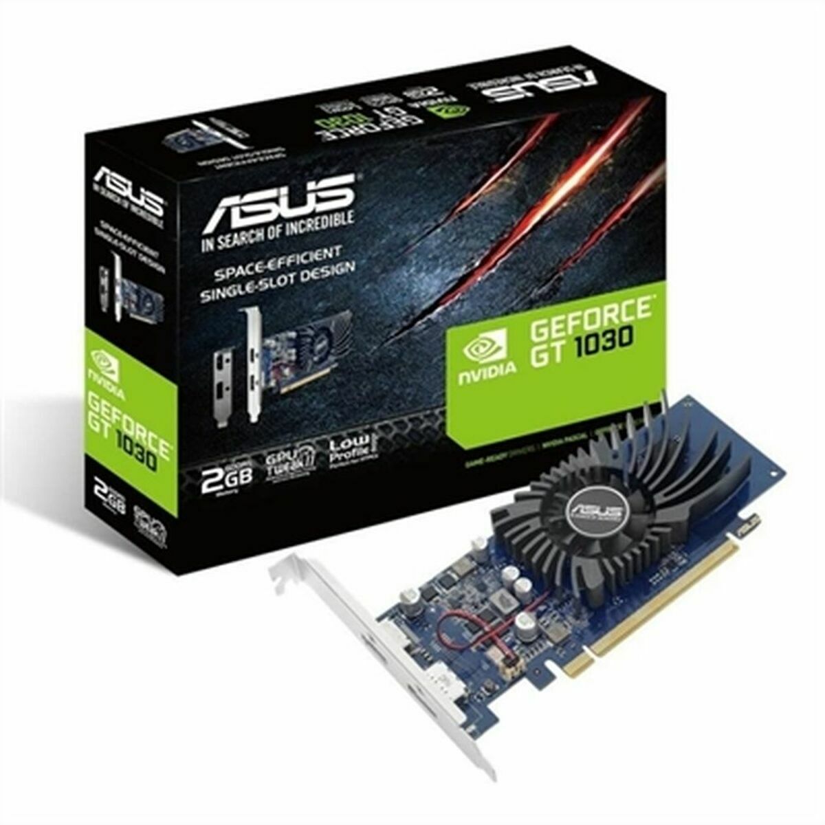 Graphics card Asus GT1030-2G-BRK 2 GB GDDR5 Graphics card Asus GT1030-2G-BRK 2 GB GDDR5