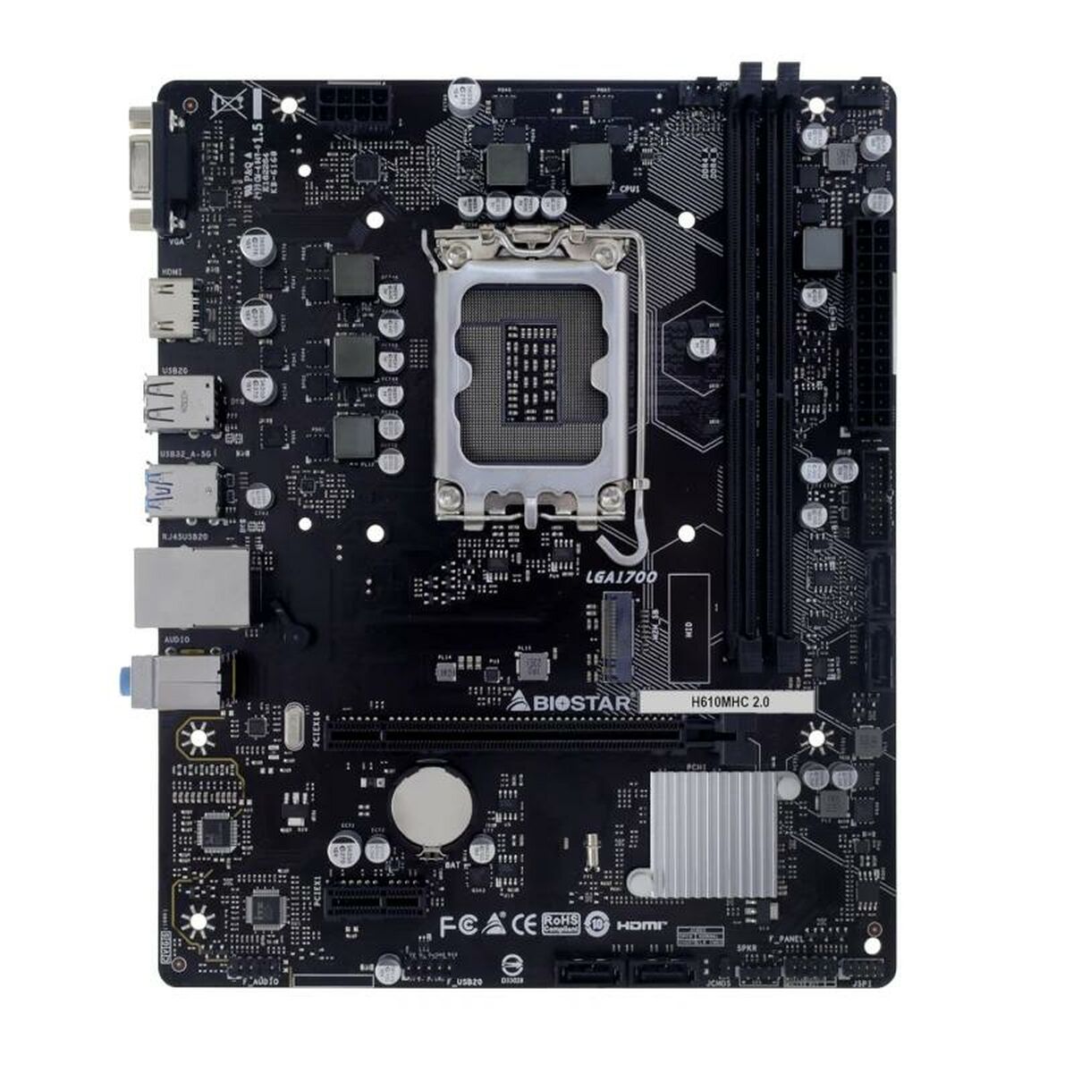 Motherboard Biostar H610MHC 2.0 H610 LGA 1700