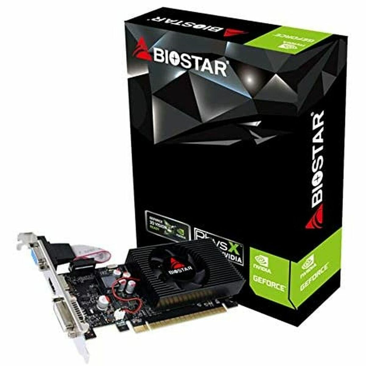 Graphics card Biostar NVIDIA GT 730 LP 2 GB DDR3 NVIDIA GeForce GT 730 2 GB Graphics card Biostar NVIDIA GT 730 LP 2 GB DDR3 NVIDIA GeForce GT 730 2 GB