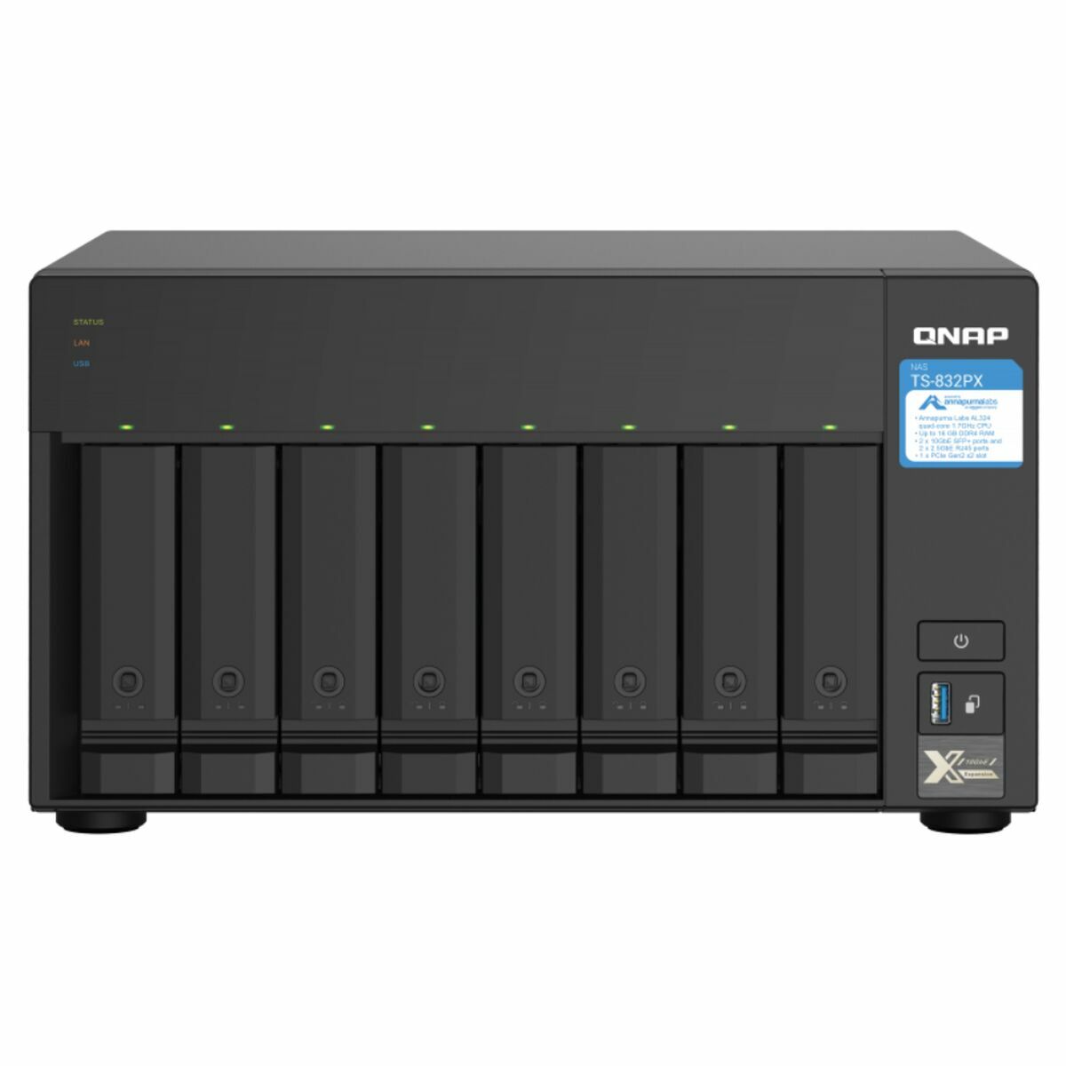 NAS Network Storage Qnap TS-832PX 4 GB RAM NAS Network Storage Qnap TS-832PX 4 GB RAM
