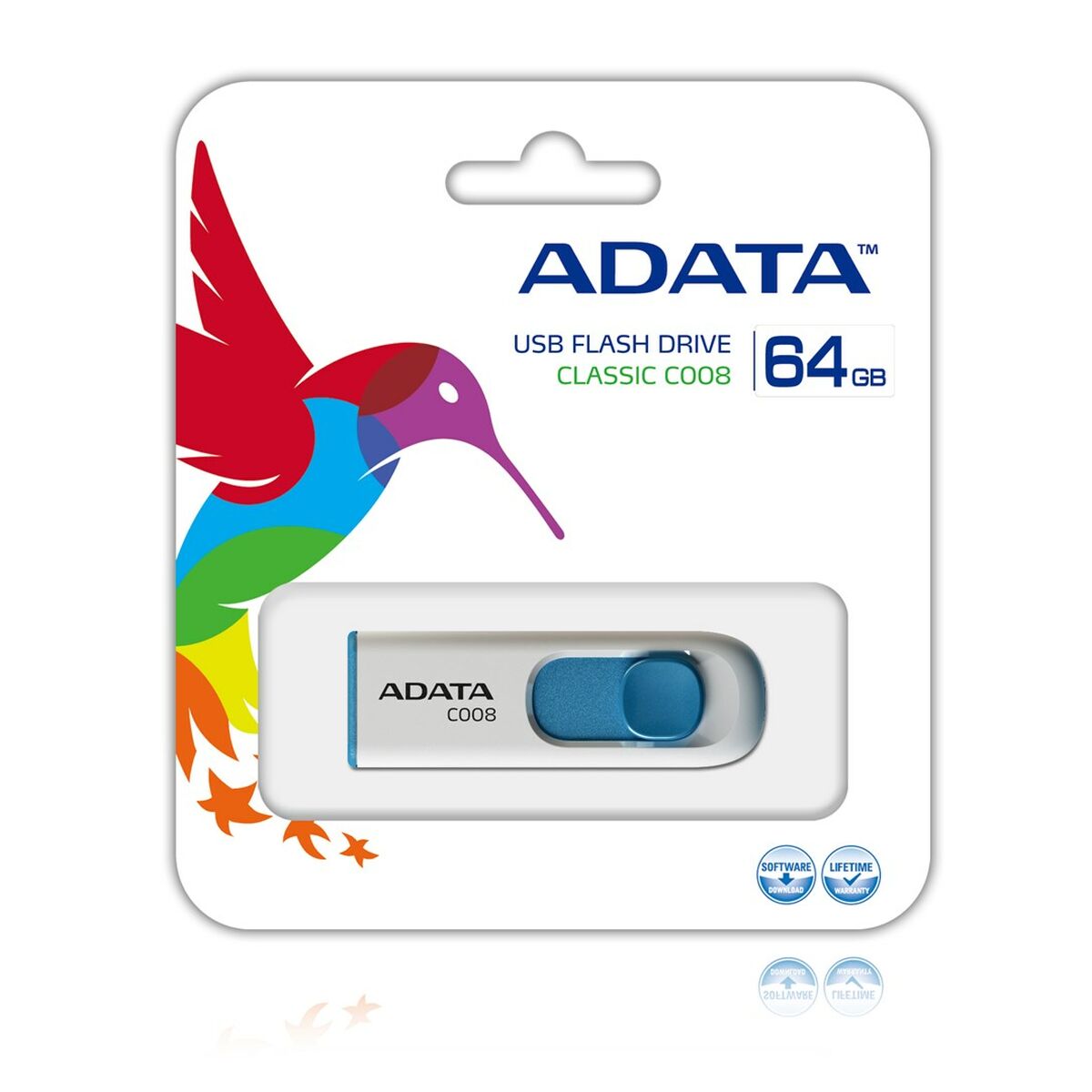 USB stick Adata 64GB C008 Blue 64 GB