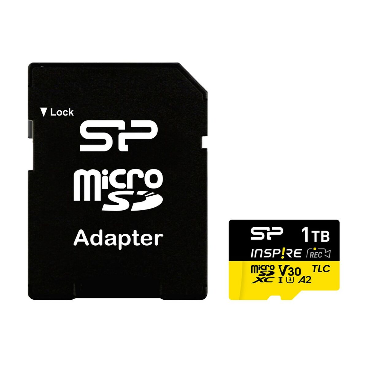 Micro SD Memory Card with Adaptor Silicon Power SP128GBSTXLV3V1NSP 128 GB