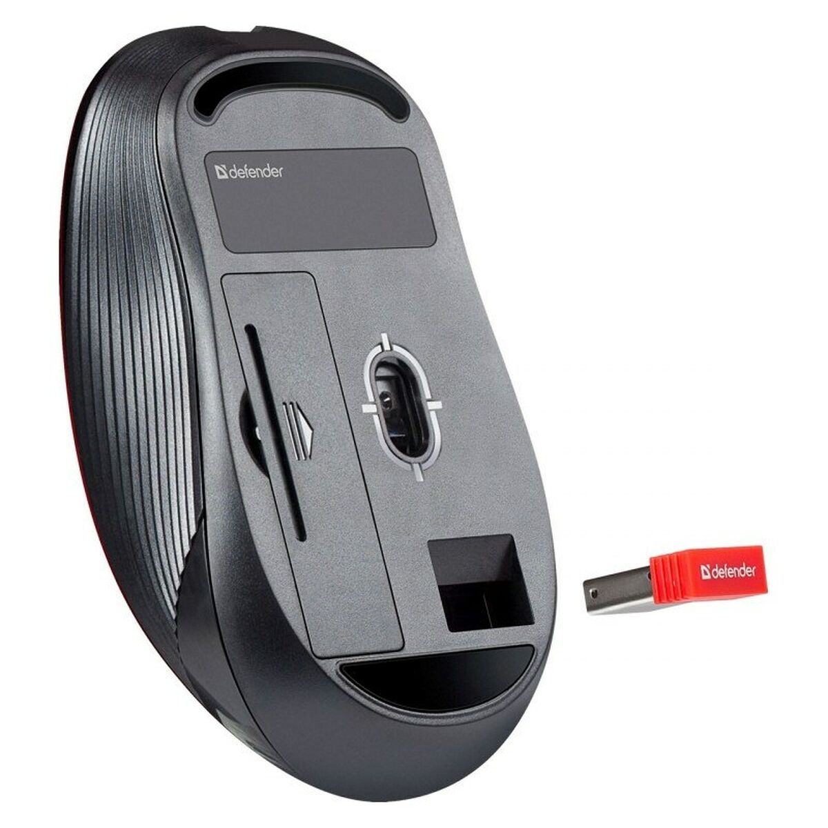 Wireless Mouse Defender GASSA MM-105 RF SILENT Grey 1600 dpi