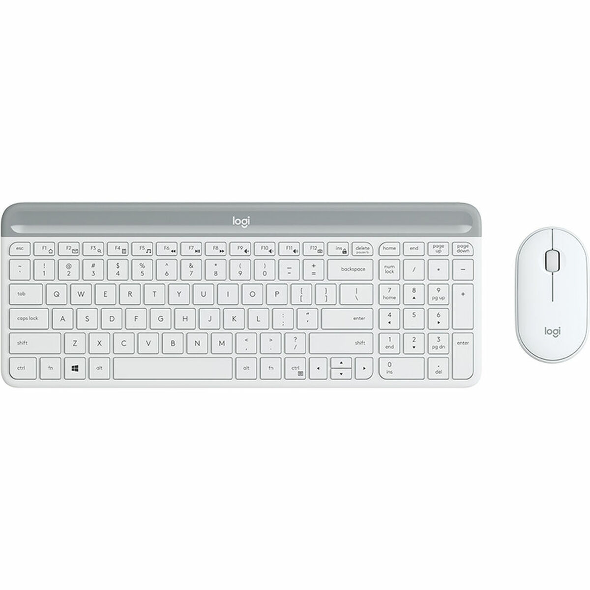 Keyboard and Wireless Mouse Logitech 920-009199 Spanish Qwerty Spanish Keyboard and Wireless Mouse Logitech 920-009199 Spanish Qwerty Spanish