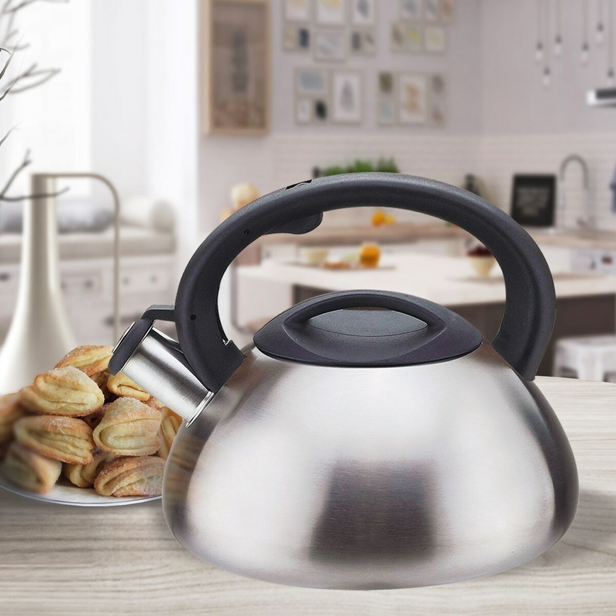 Kettle Feel Maestro MR-1306 Black Silver 3 L