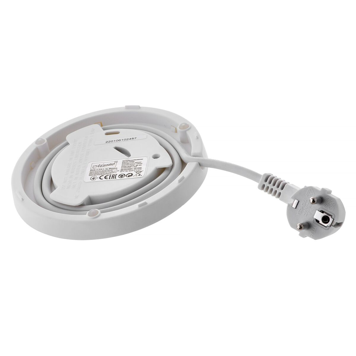 Kettle Feel Maestro MR-061 White 1850-2200 W 1,7 L