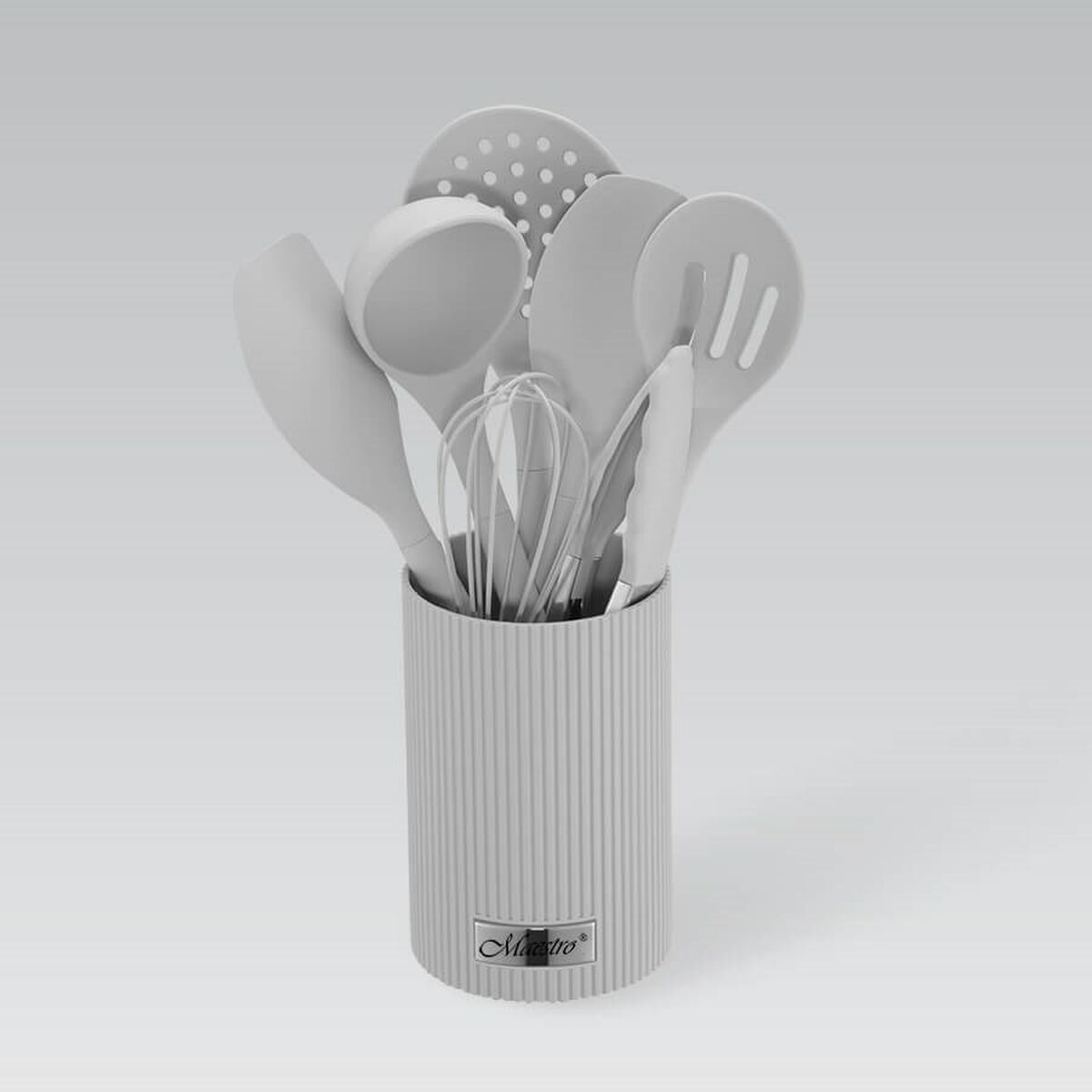 Set of Kitchen Knives and Stand Feel Maestro MR-1542-GREY