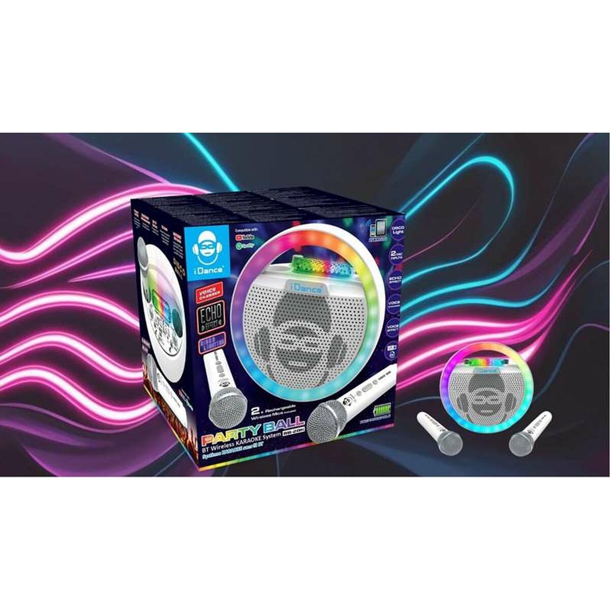 Speaker with Karaoke Microphone